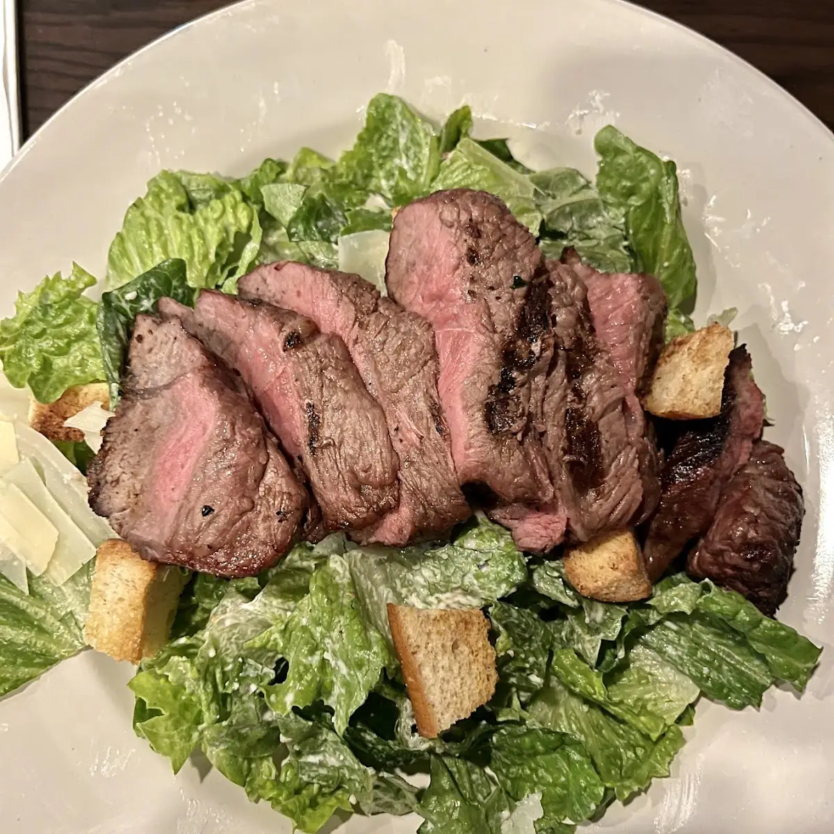 Sliced Steak on Top