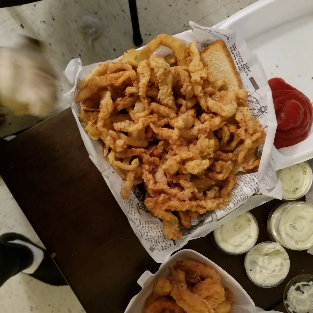 Fried Shrimp and Clam Strips