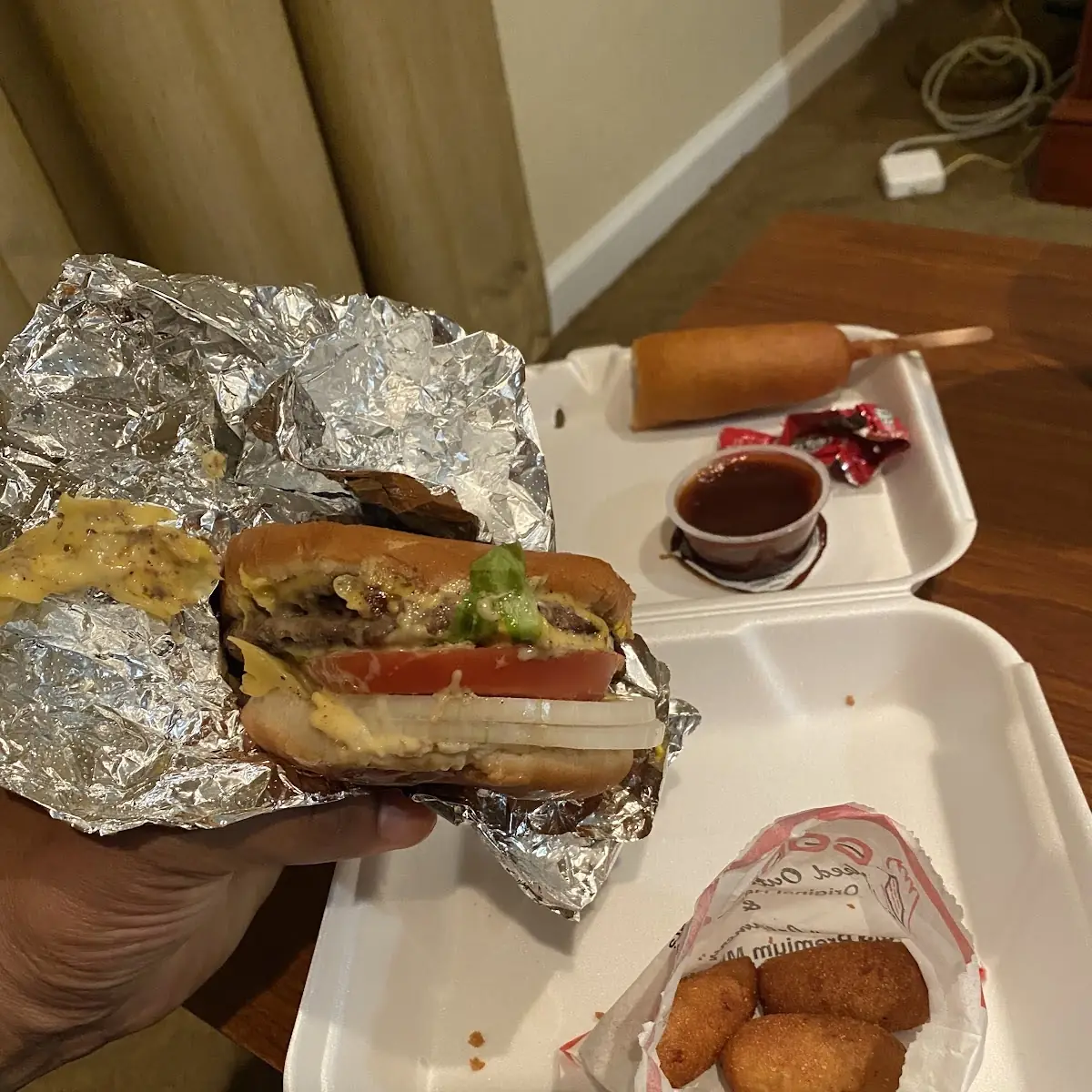 Burger Corn Dog