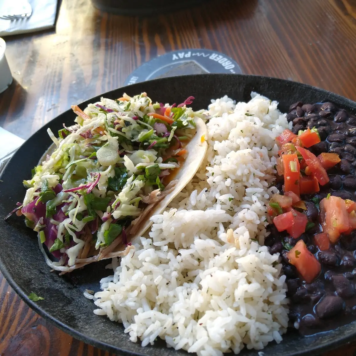 Taco White Rice and Beans