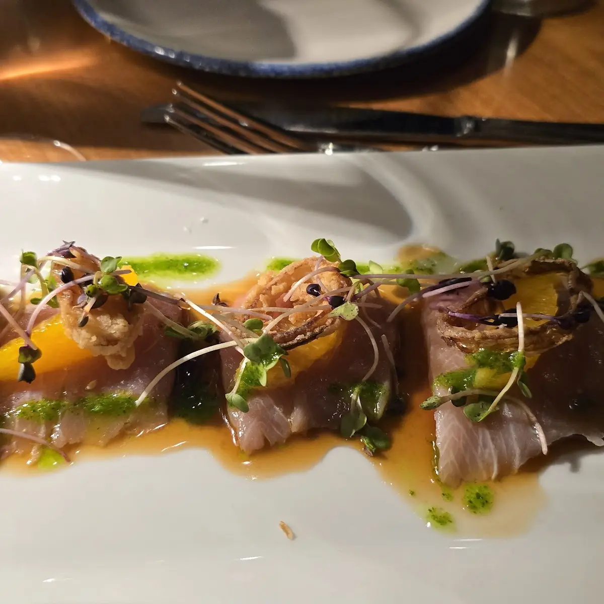 Hamachi Crudo