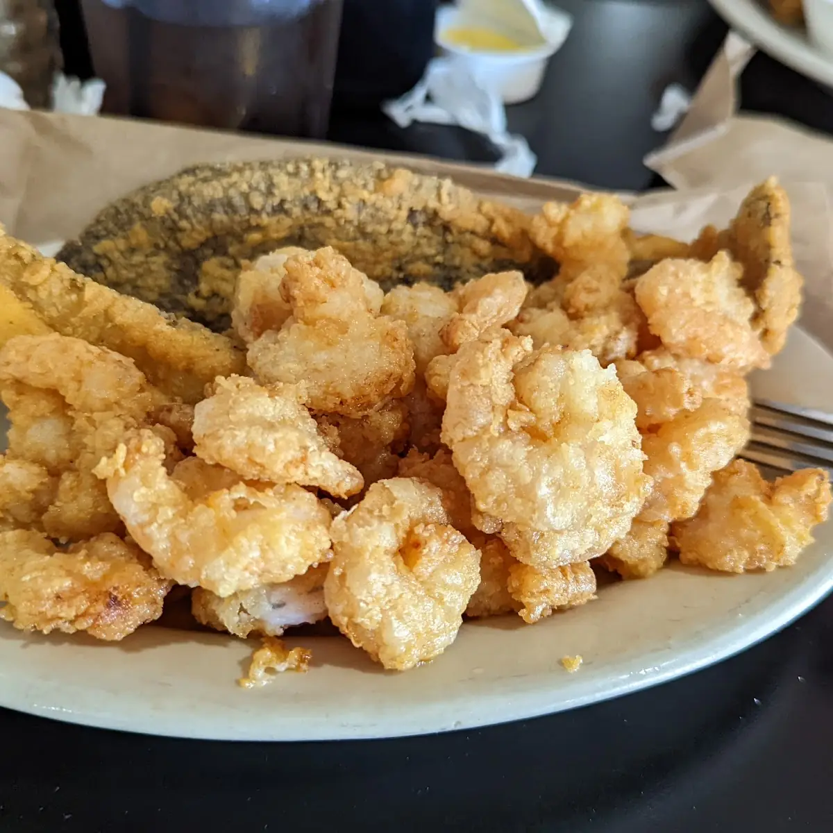 Fried Shrimp and Flounder