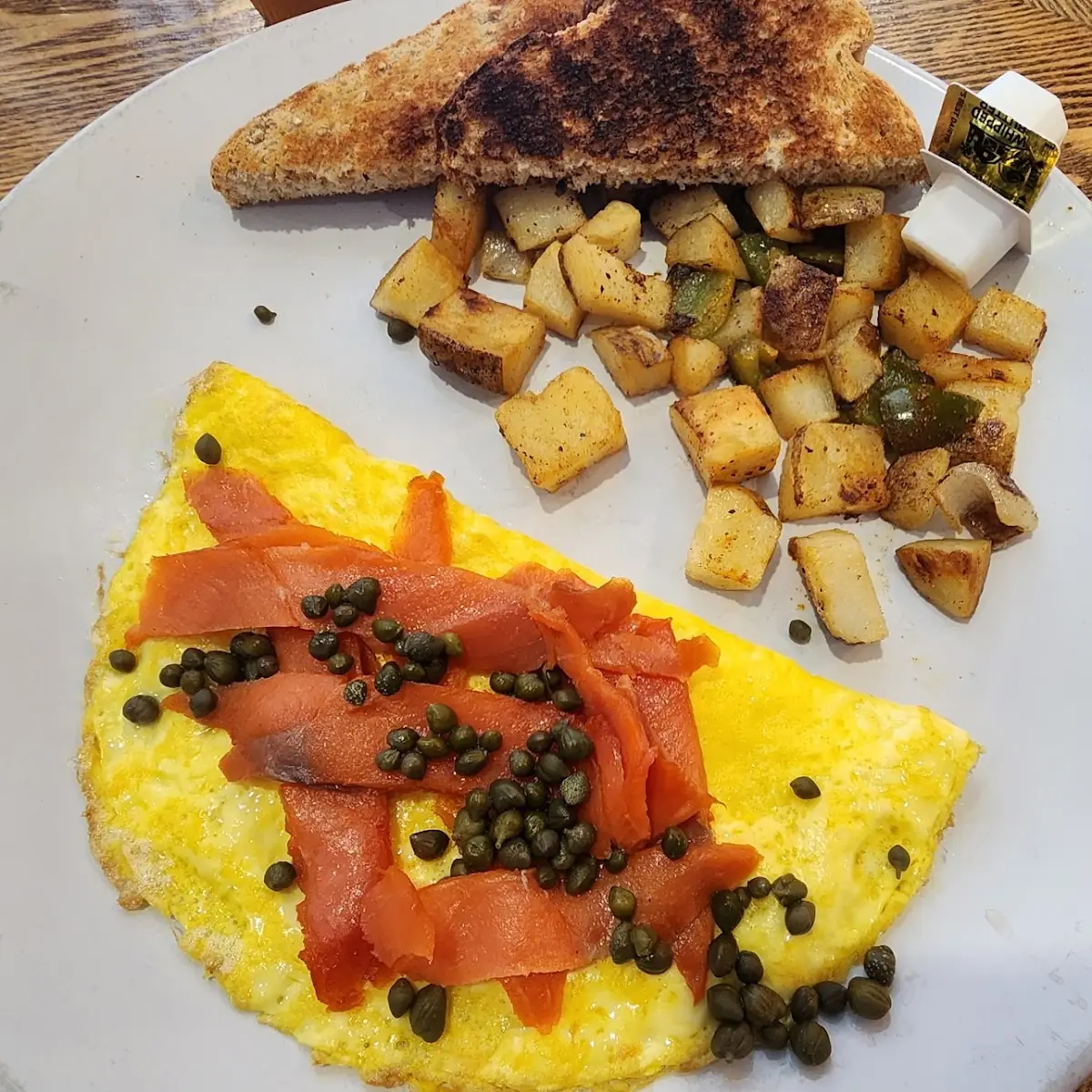 Salmon Omelette Egg White Only
