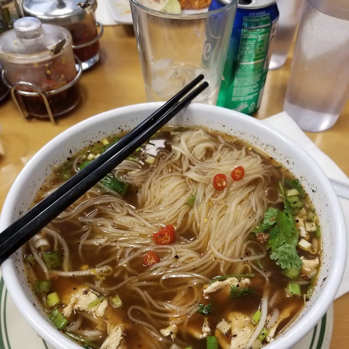 Chicken Noodle Tom Yum Soup