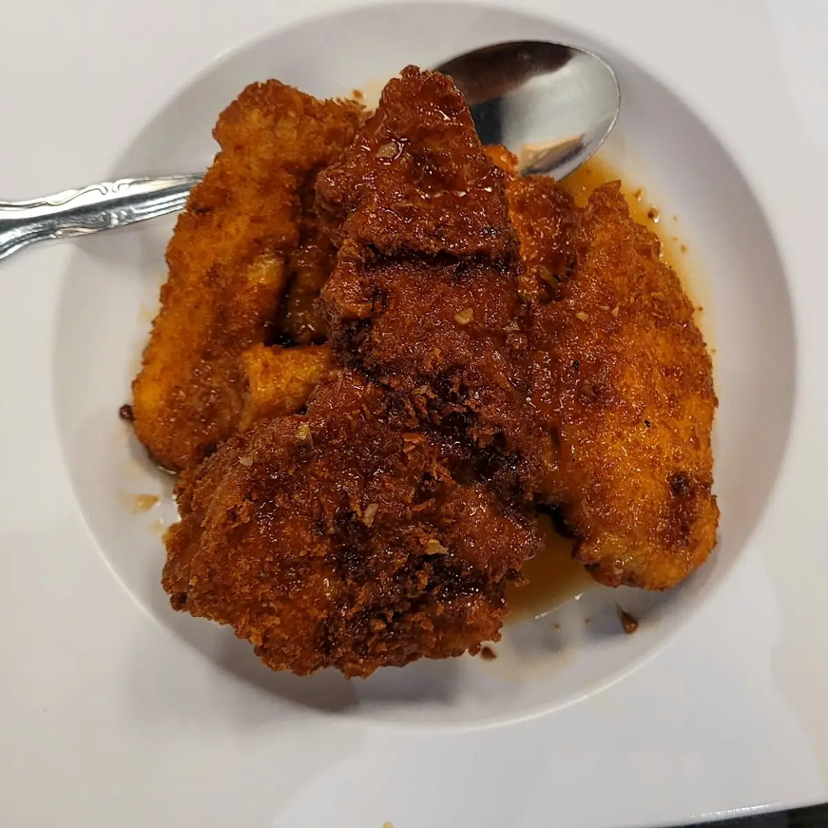 Crispy Fish with Garlic Sauce