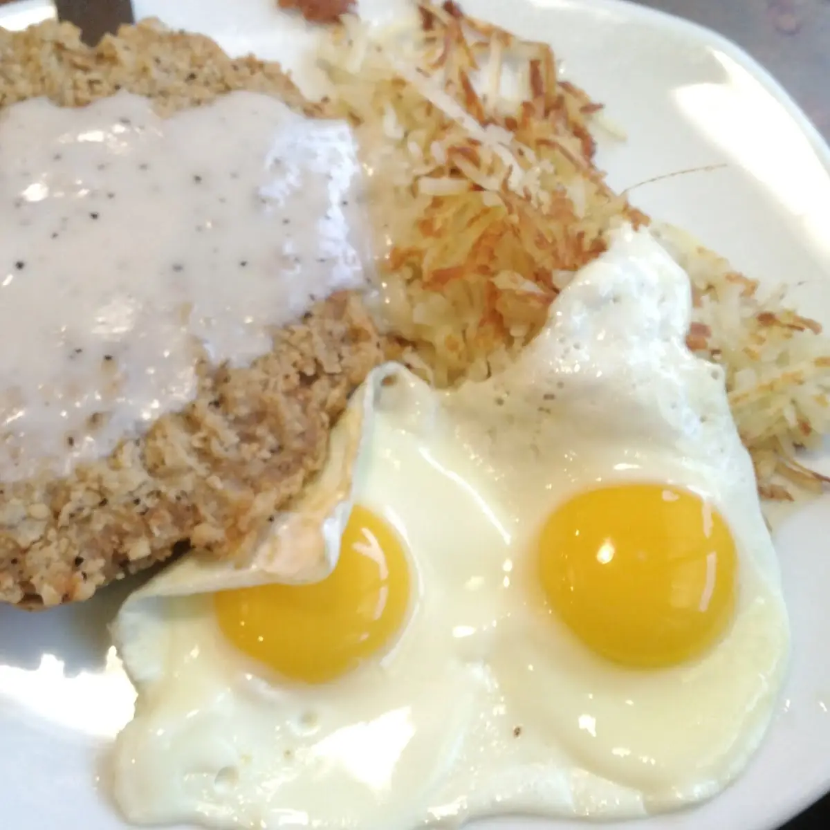 Country Fried Steak & Eggs