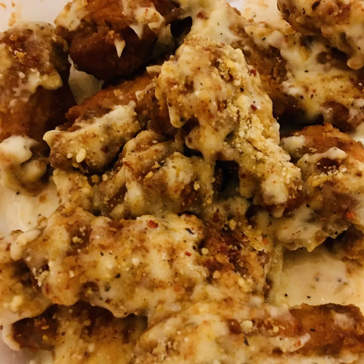 Wings Topped with Cheese, Wing House