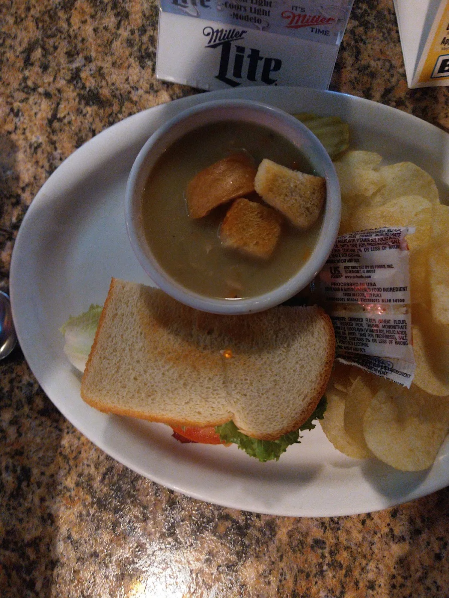 Half Soup and Sandwich