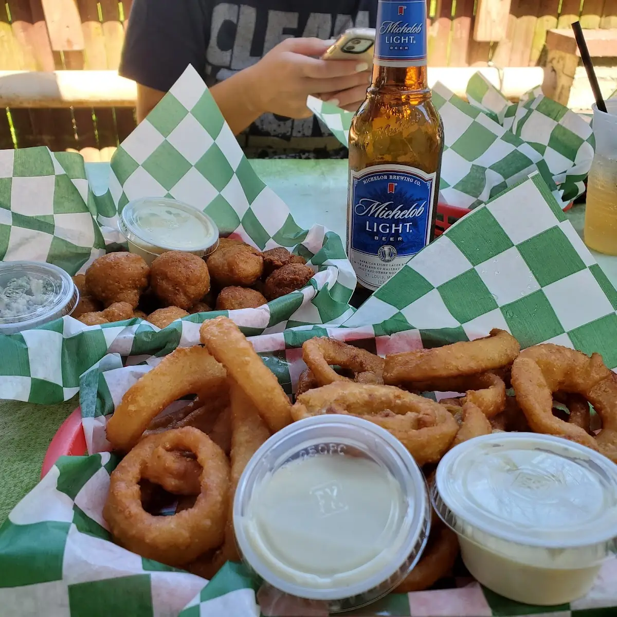 Onion Rings and Mushrooms