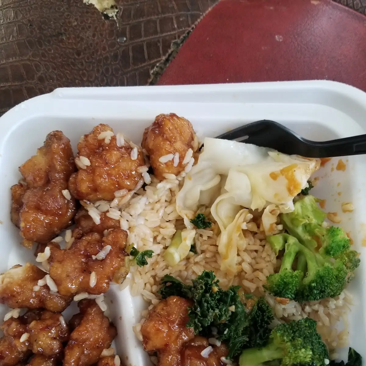 Orange Chicken Broccoli Brown Rice