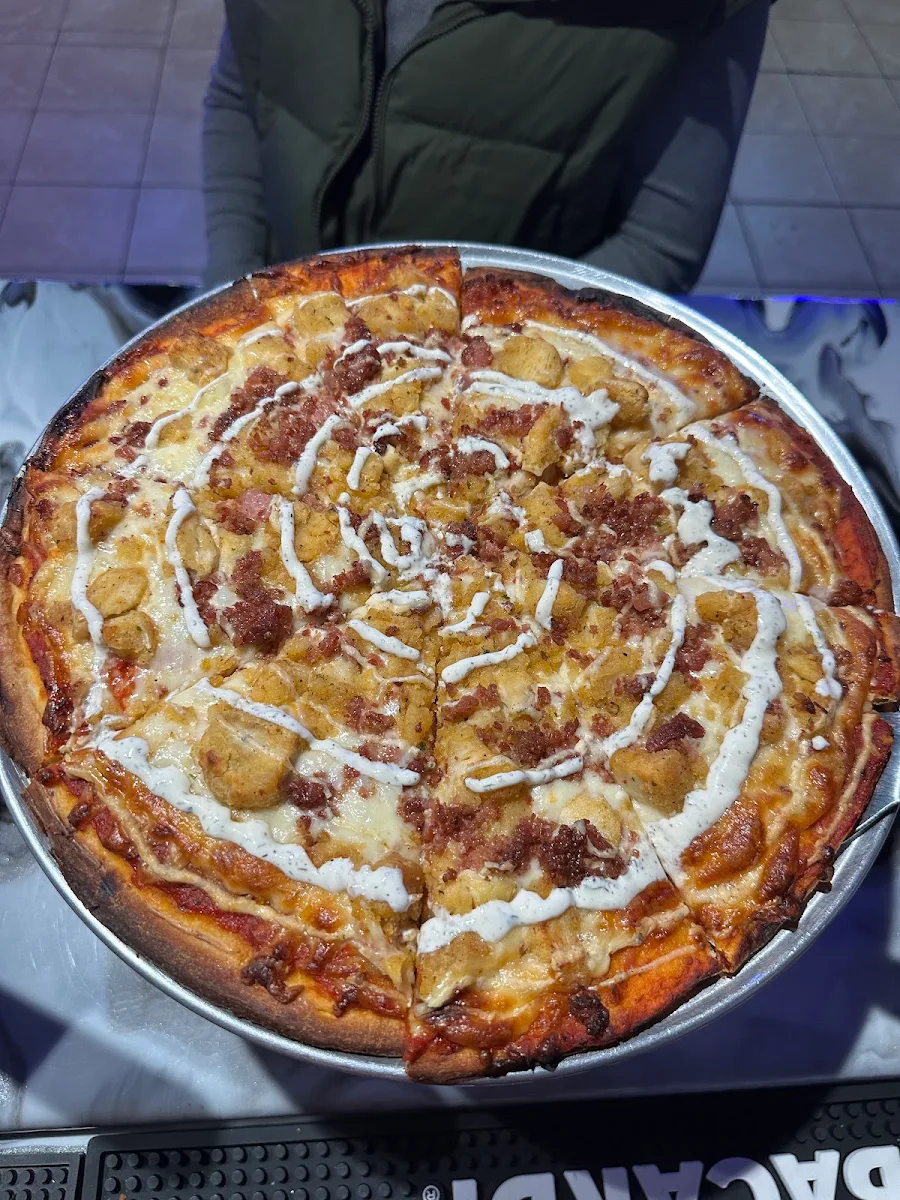 Chicken Bacon Ranch Pizza