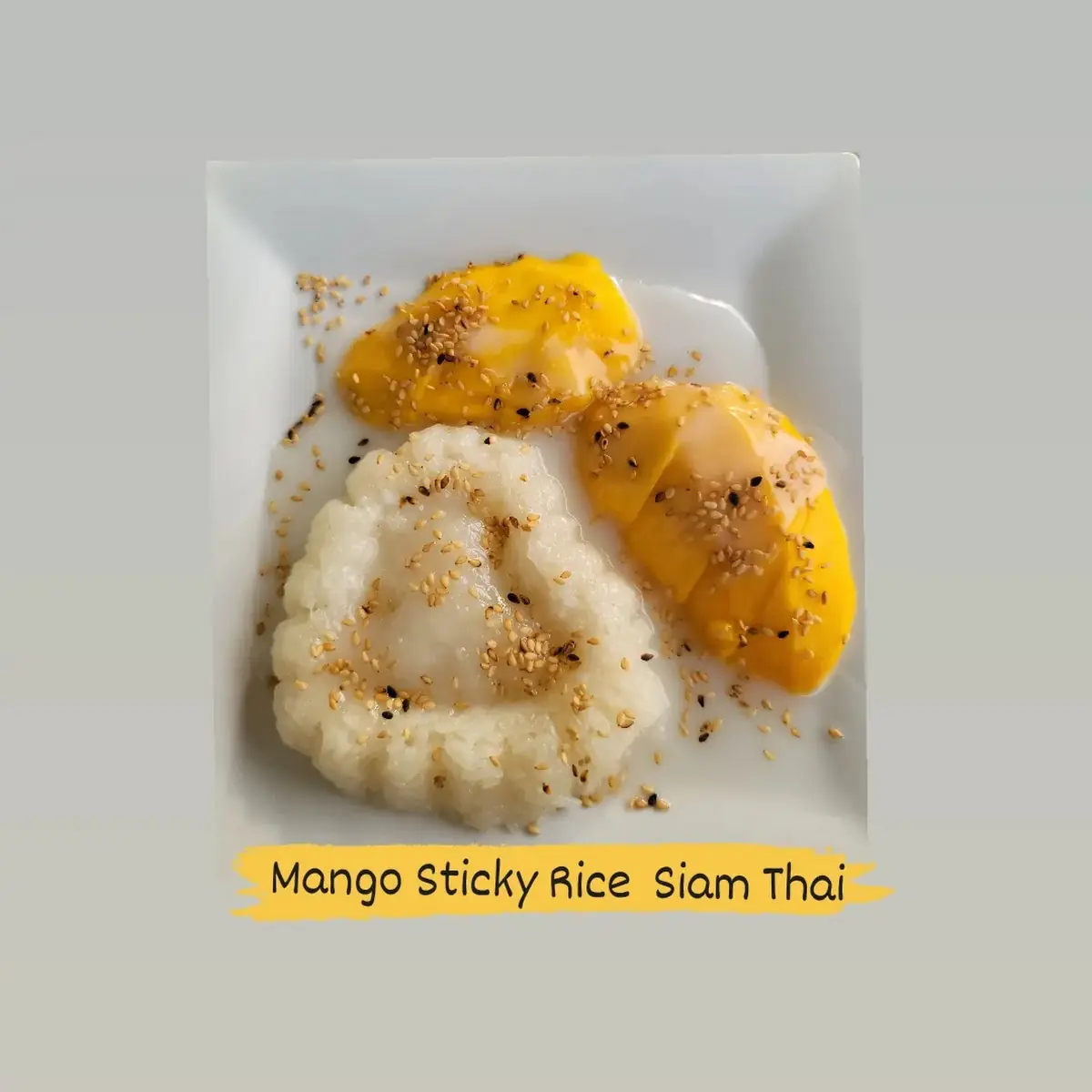 Mango Sticky Rice for Dessert