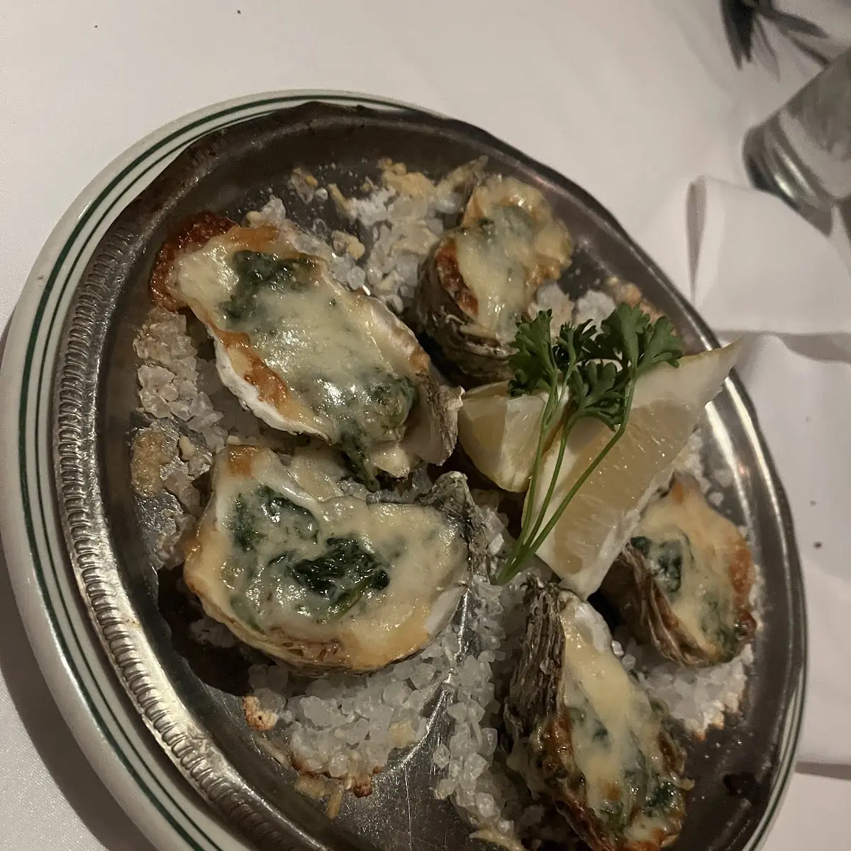 Oysters Rockefeller