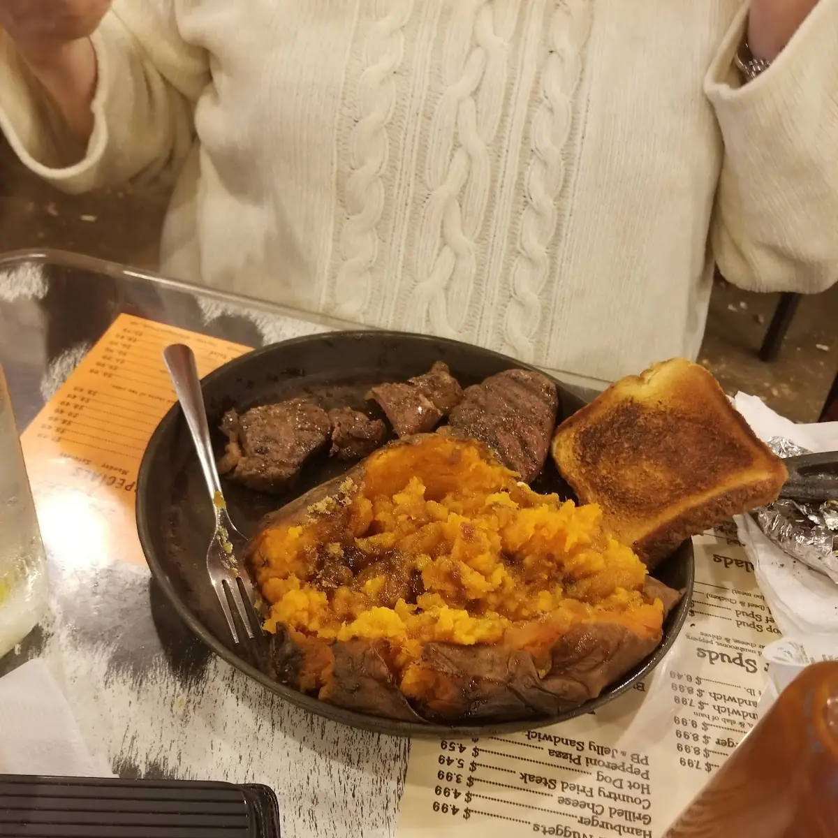 Baked Potato and Stake