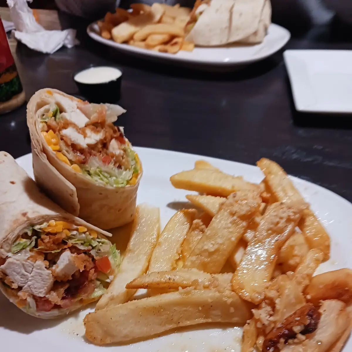 Whiskey River BBQ Chicken Wrap
