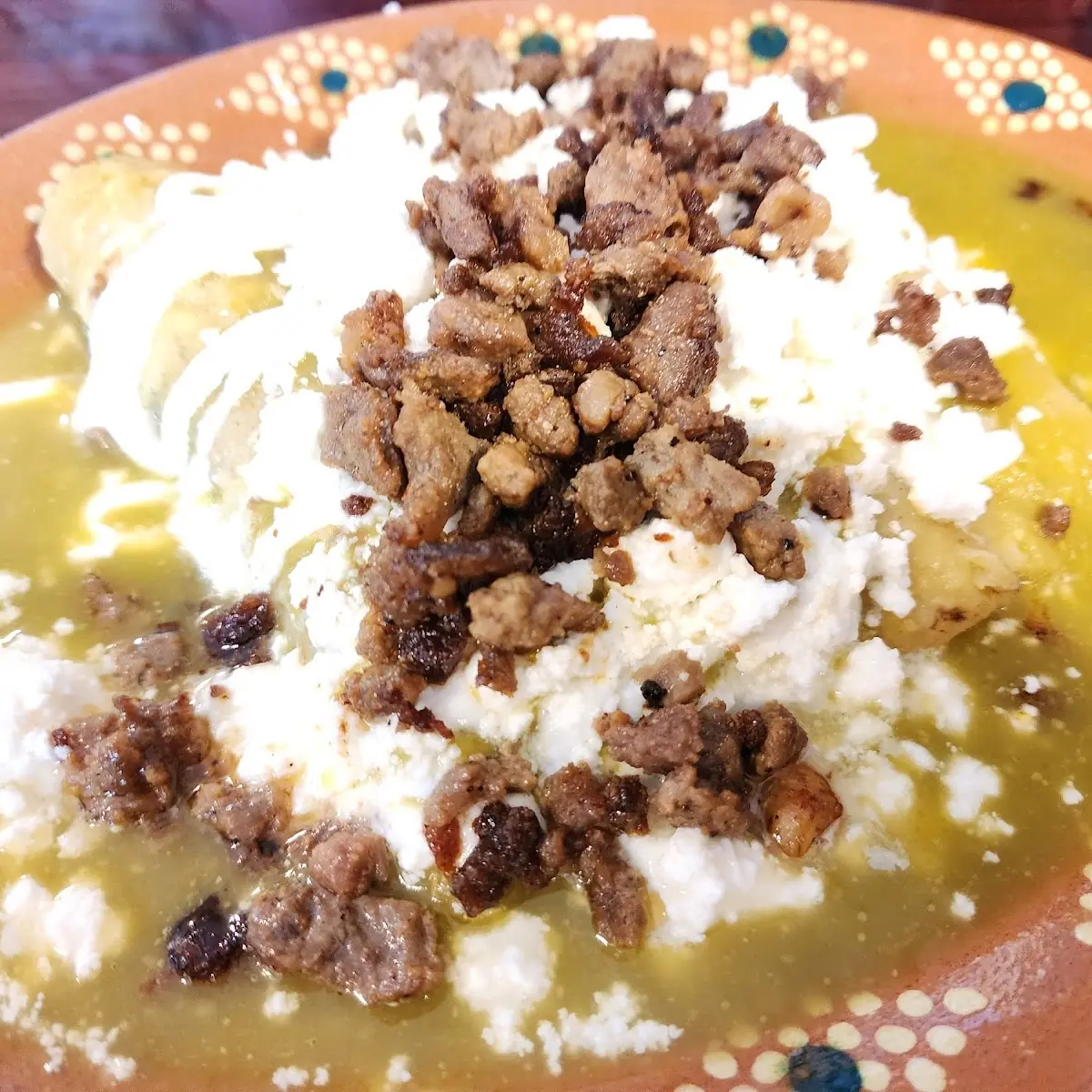 Beef Enchiladas with Salsa Verde