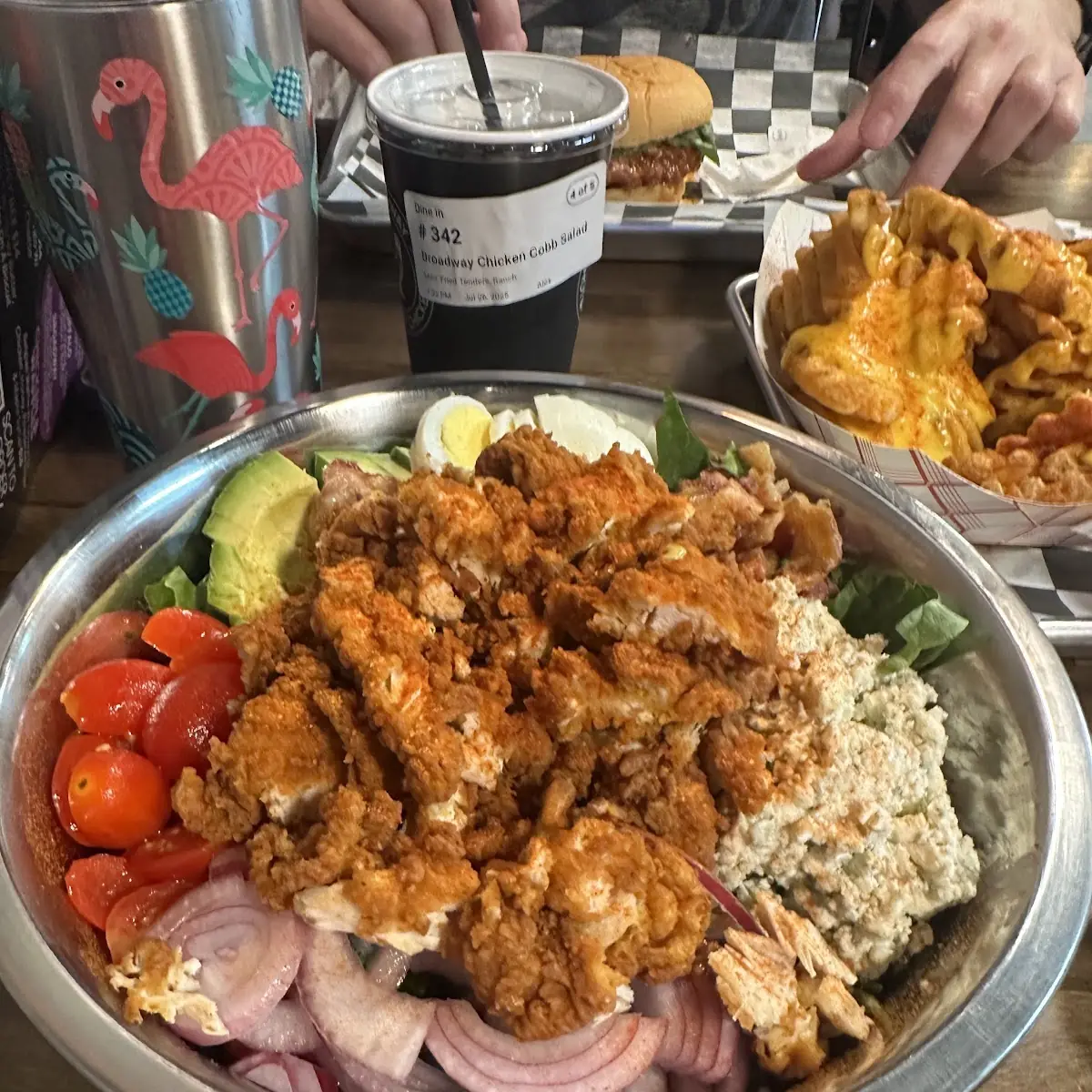 Cobb Salad with Crispy Chicken