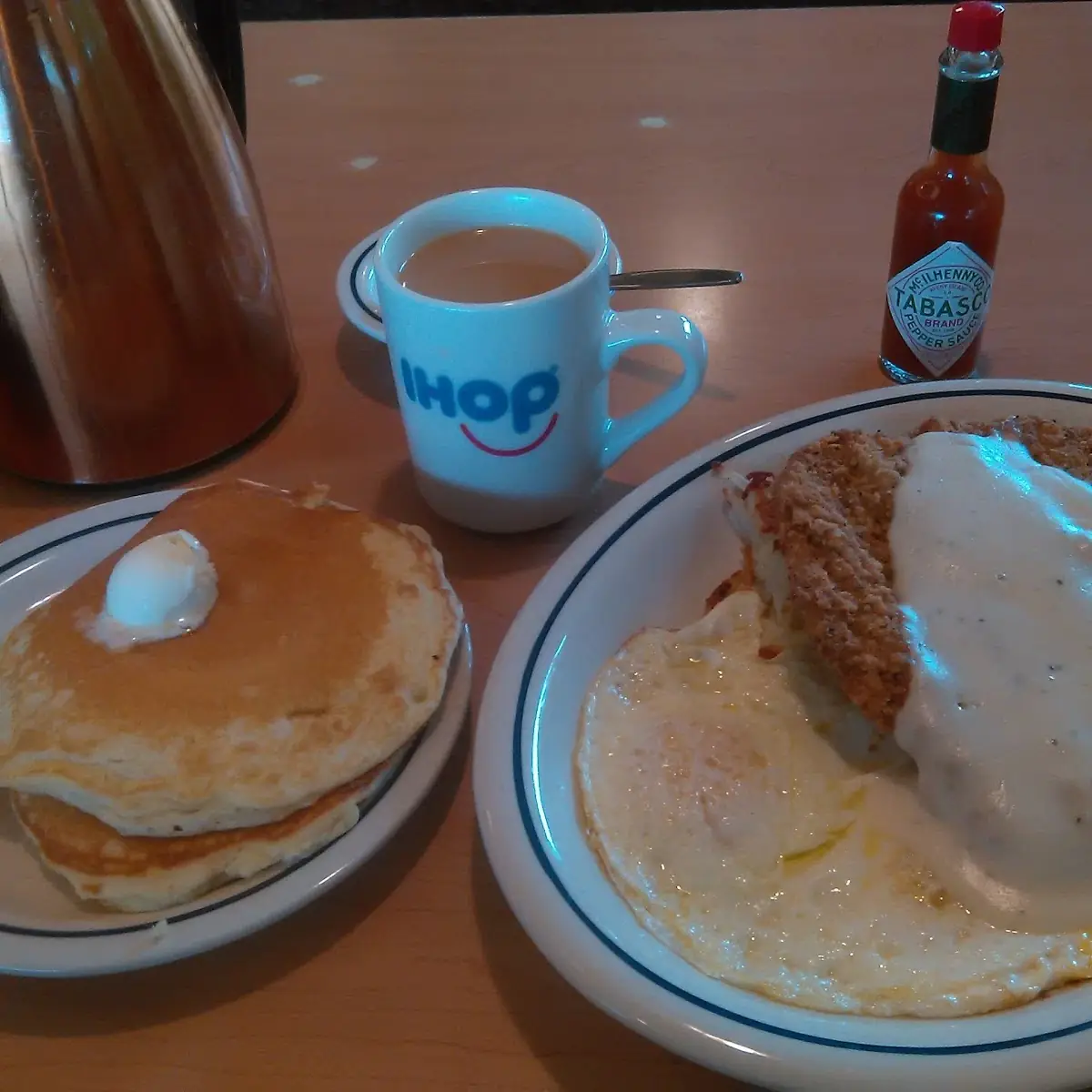 Pancakes and Fried Chicken