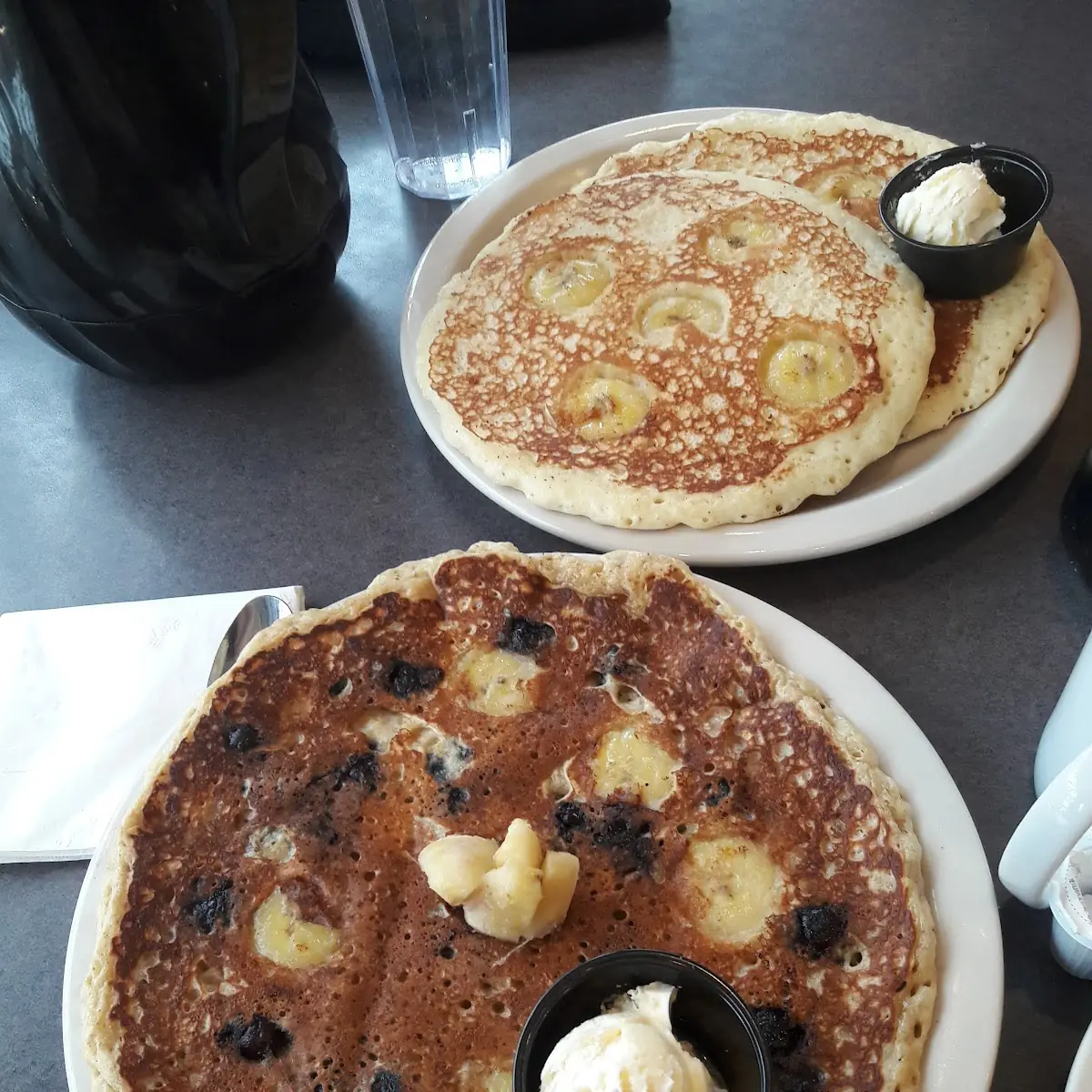 Blueberry and Banana Pancakes