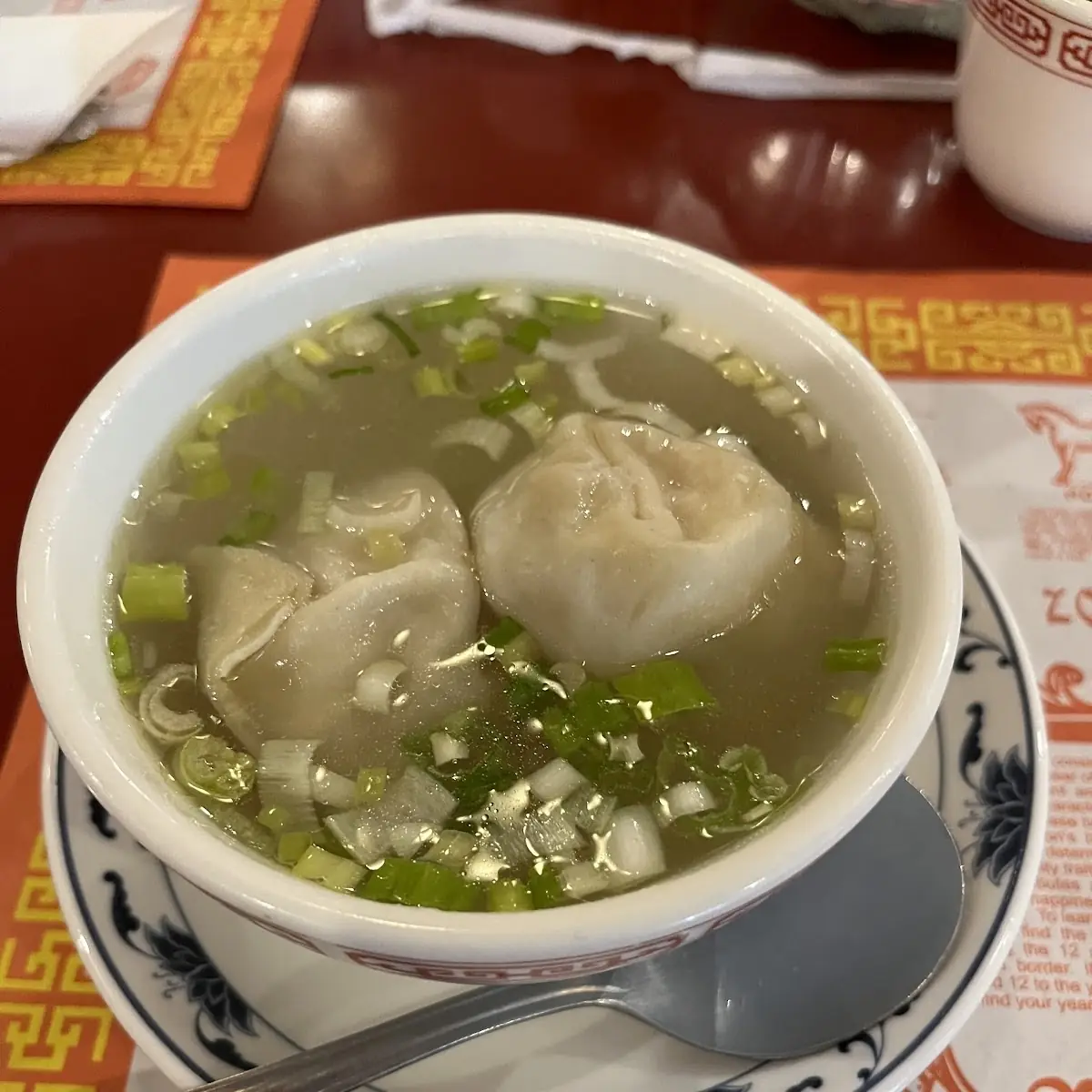 Wan Tan Soup