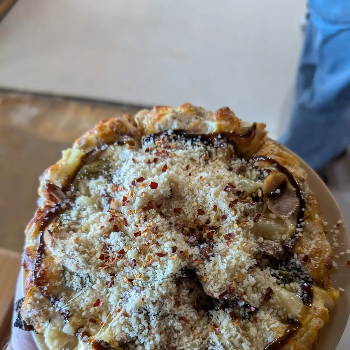 Barbecue Chicken Parmesan