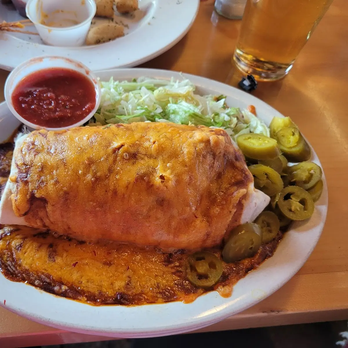 Ground Beef Wet Burrito Supreme