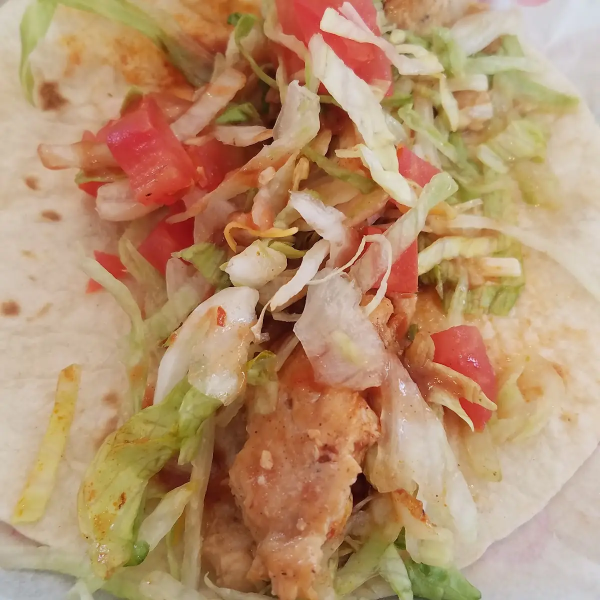 Salsa Chicken Soft Taco