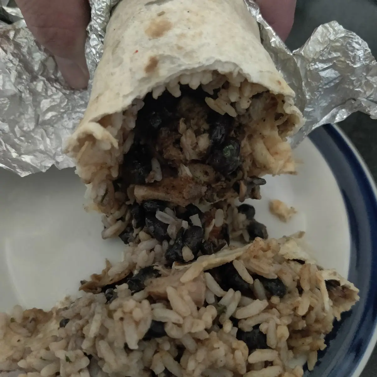 Chicken Rice Burrito