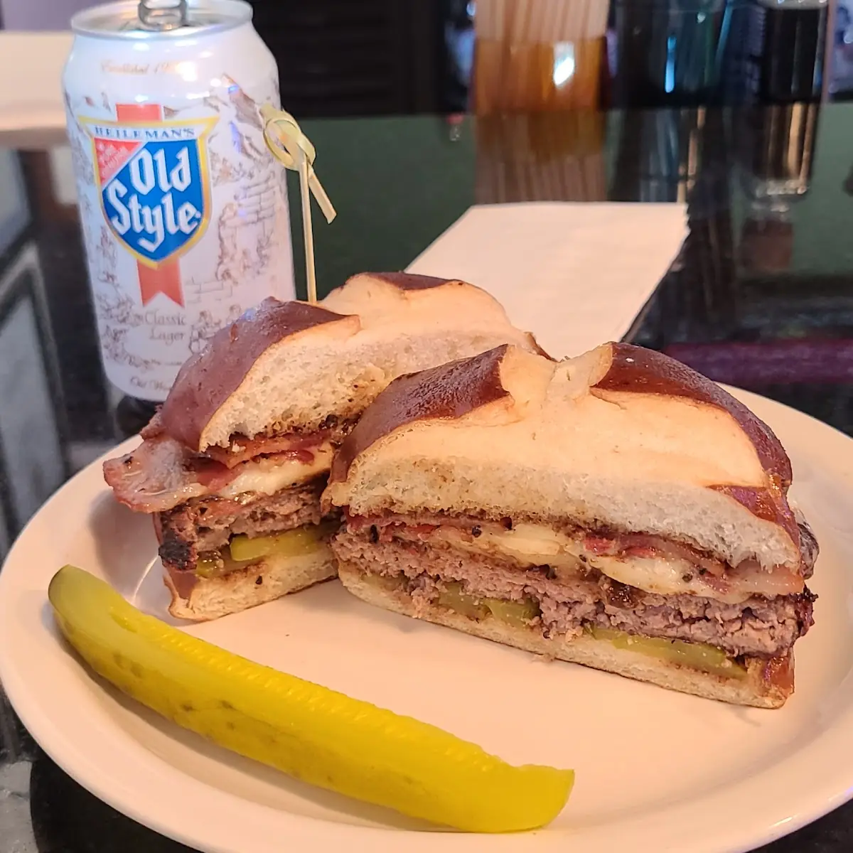 Blue Cheese Bacon Burger