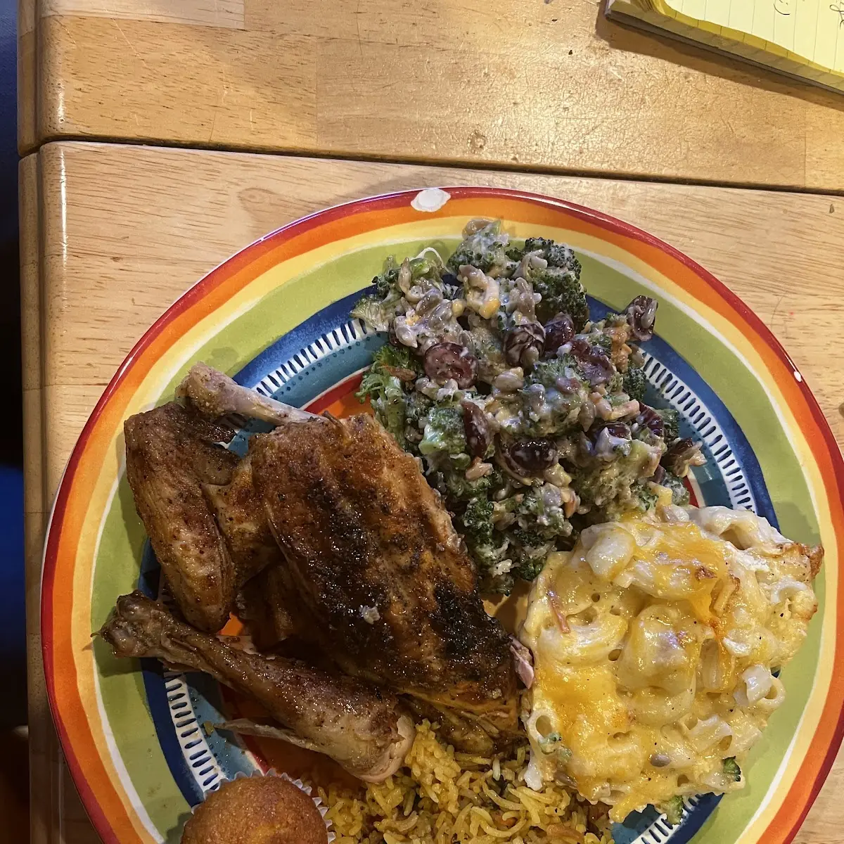 1 2 Chicken Broccoli Salad Mac N Cheese