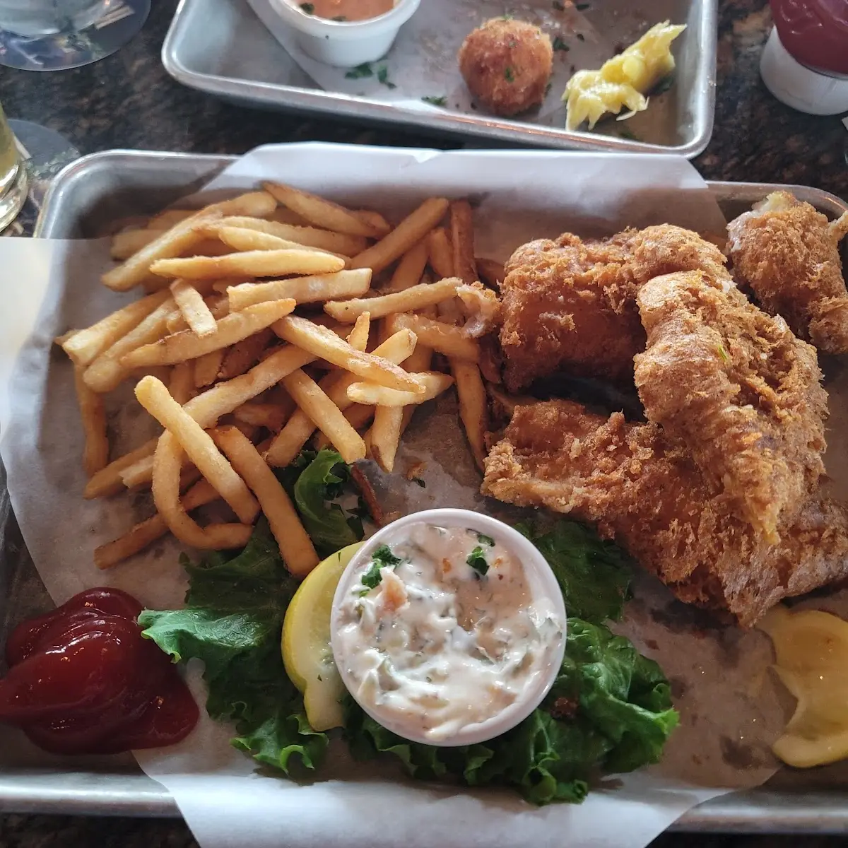 BJ's Brewhouse Blonde Fish 'N' Chips