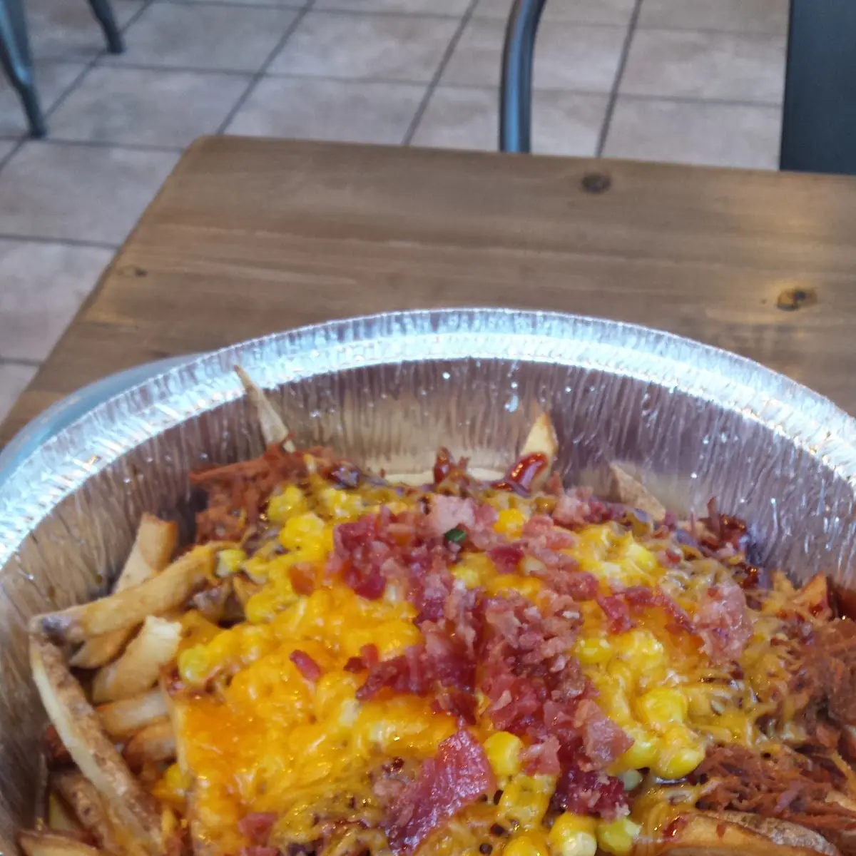 French Fries with Cheddar Cheese