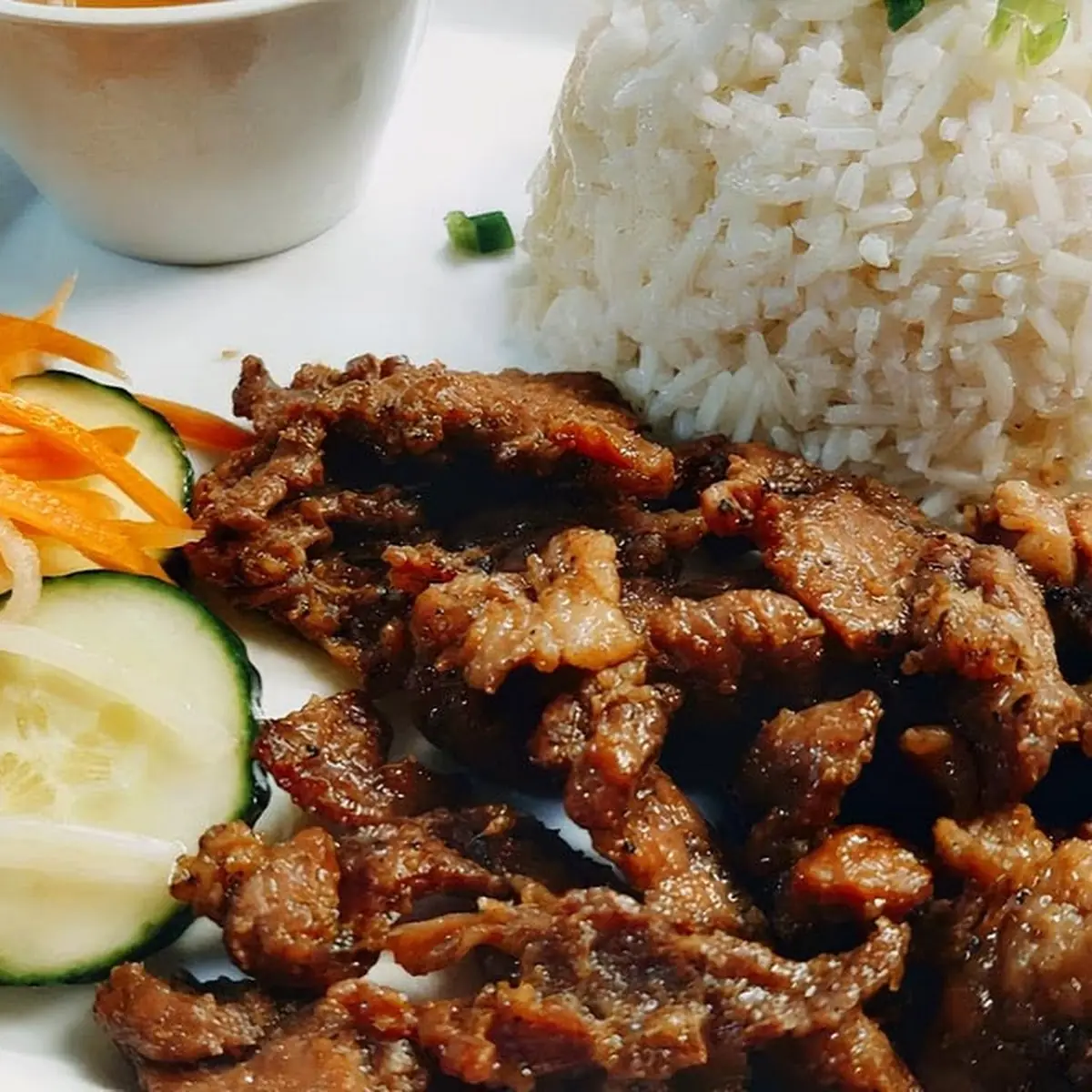 Com Tam- Saigon Signature Rice Plate BBQ Pork