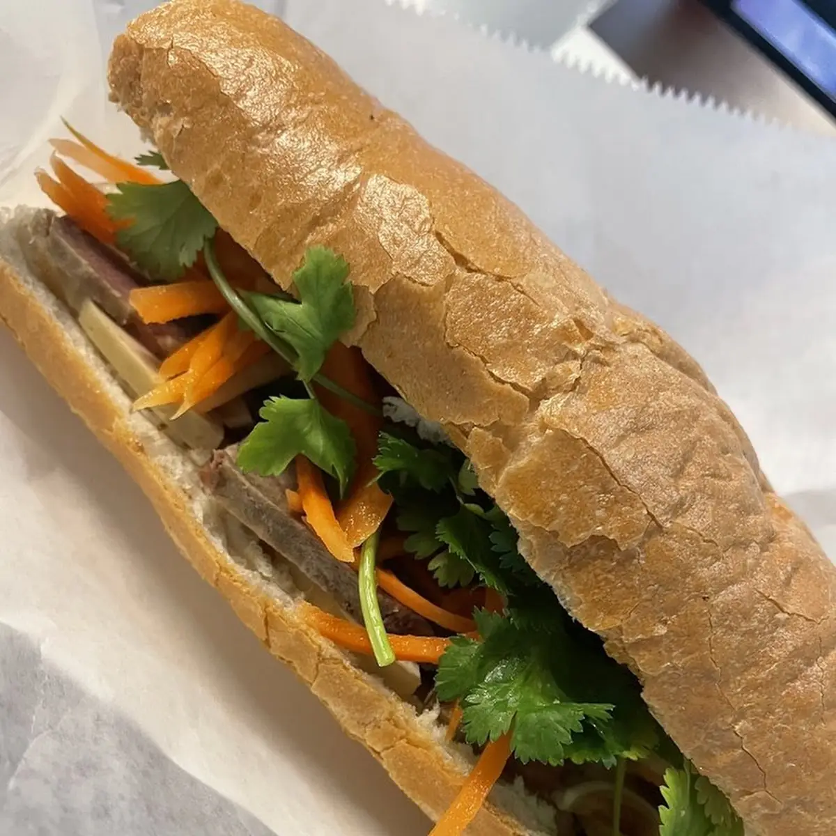 Vietnamese Meatball Sandwich