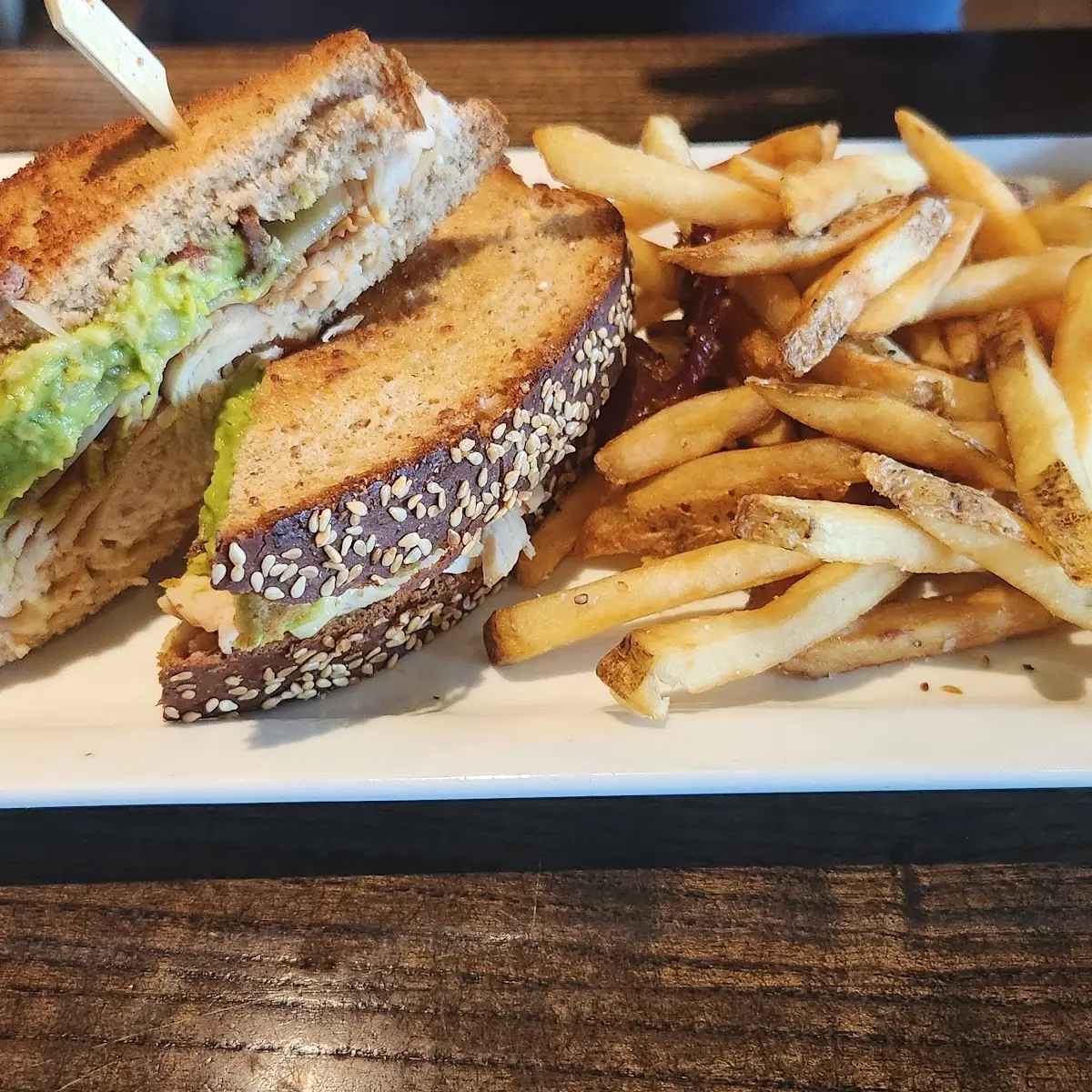 Turkey Bacon Guacamole Melt