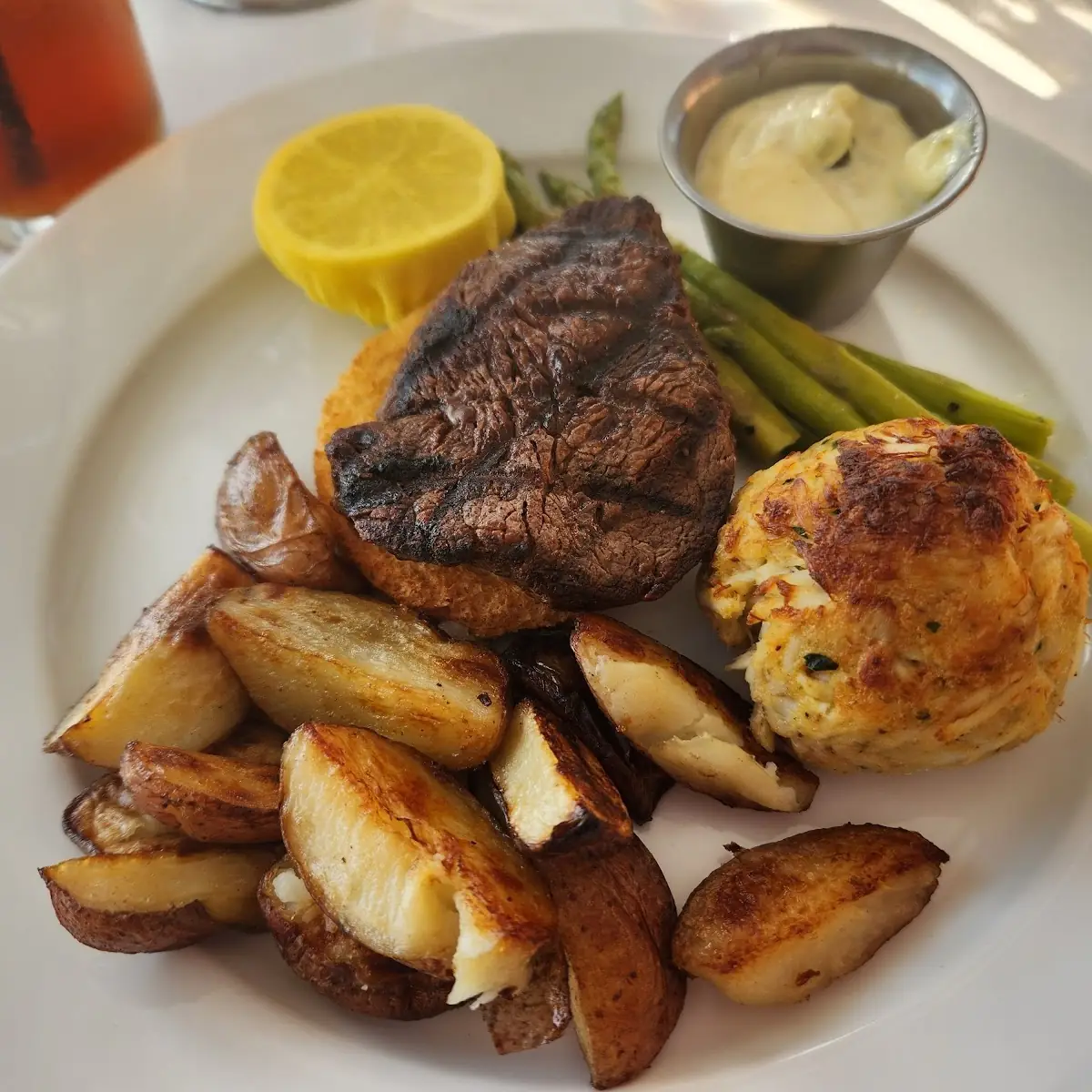 Tenderloin and Crab Cake