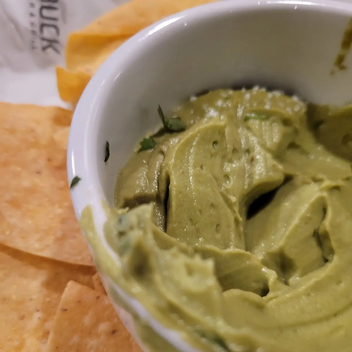Whipped Guacamole and Chips