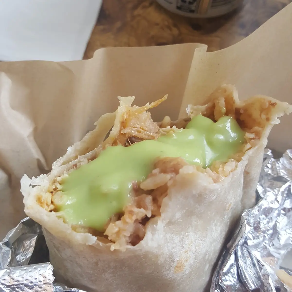 Burrito with Salsa
