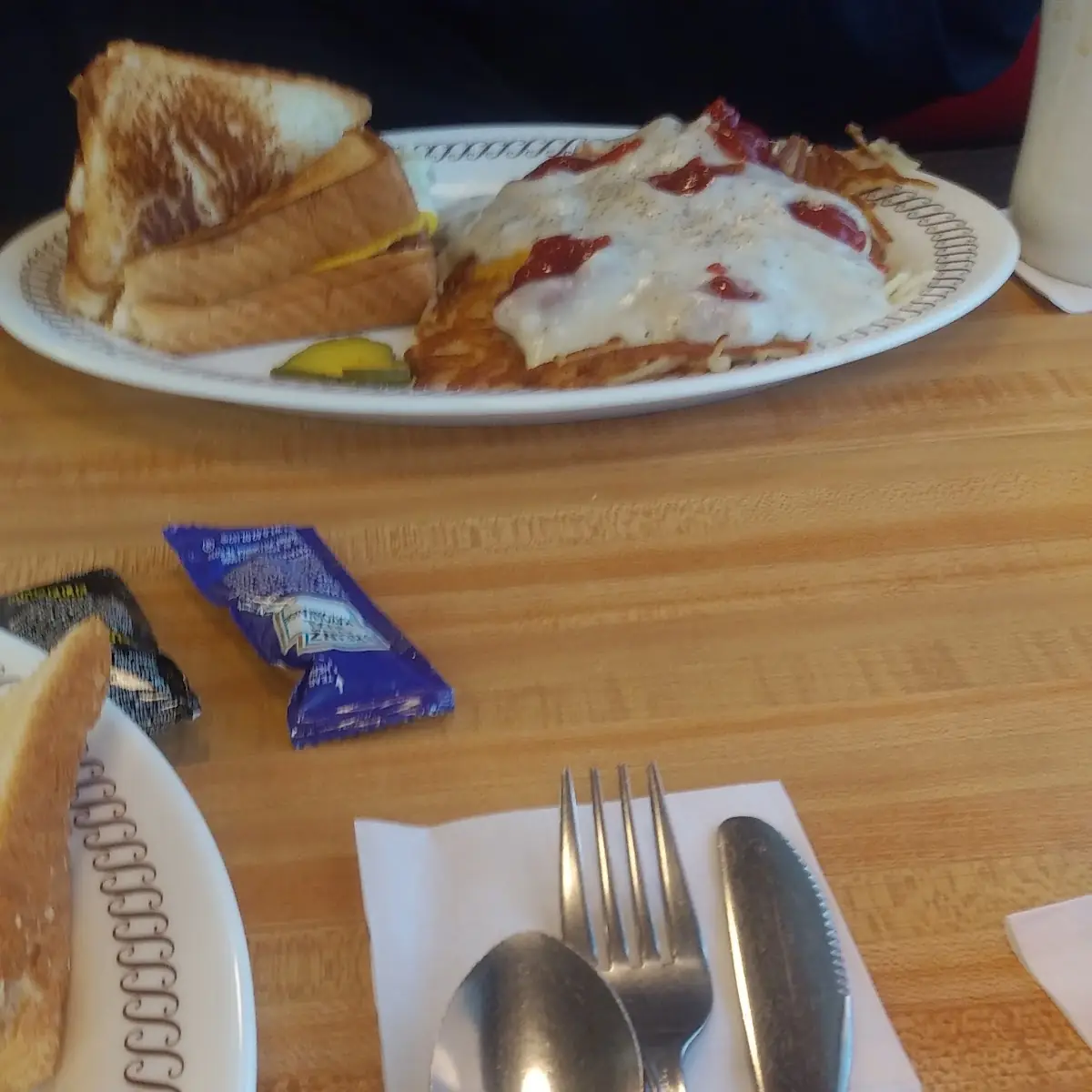 Philly Cheese Steak Sandwich with Hashbrown