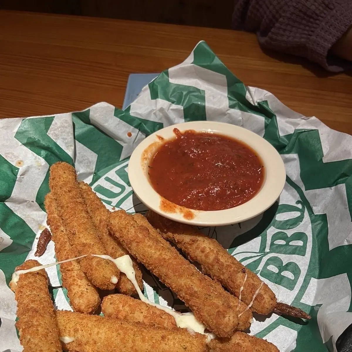 Fried Mozzarella Sticks
