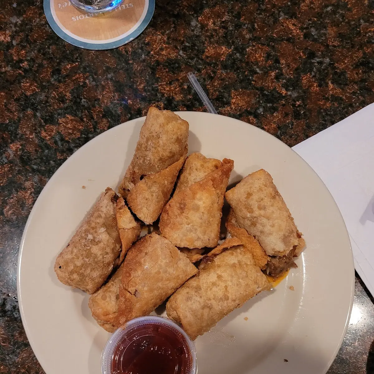 Cheese Steak Egg Rolls