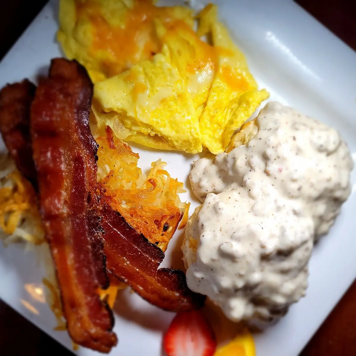 Omelets with Hash Browns or Grits