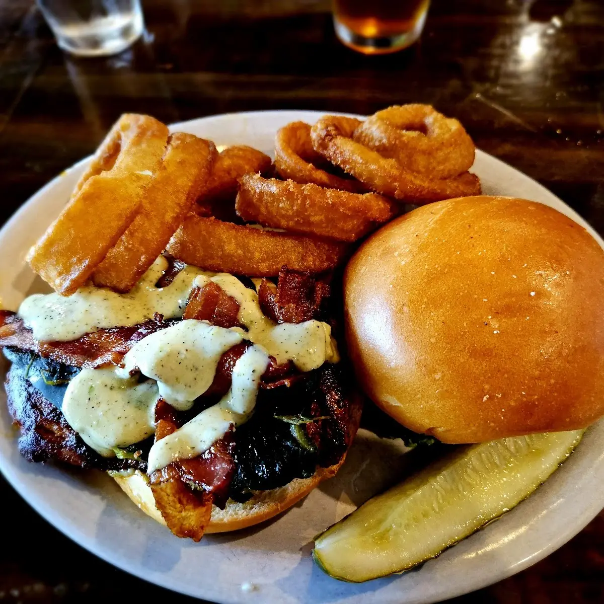 Blackened Bleu Burger