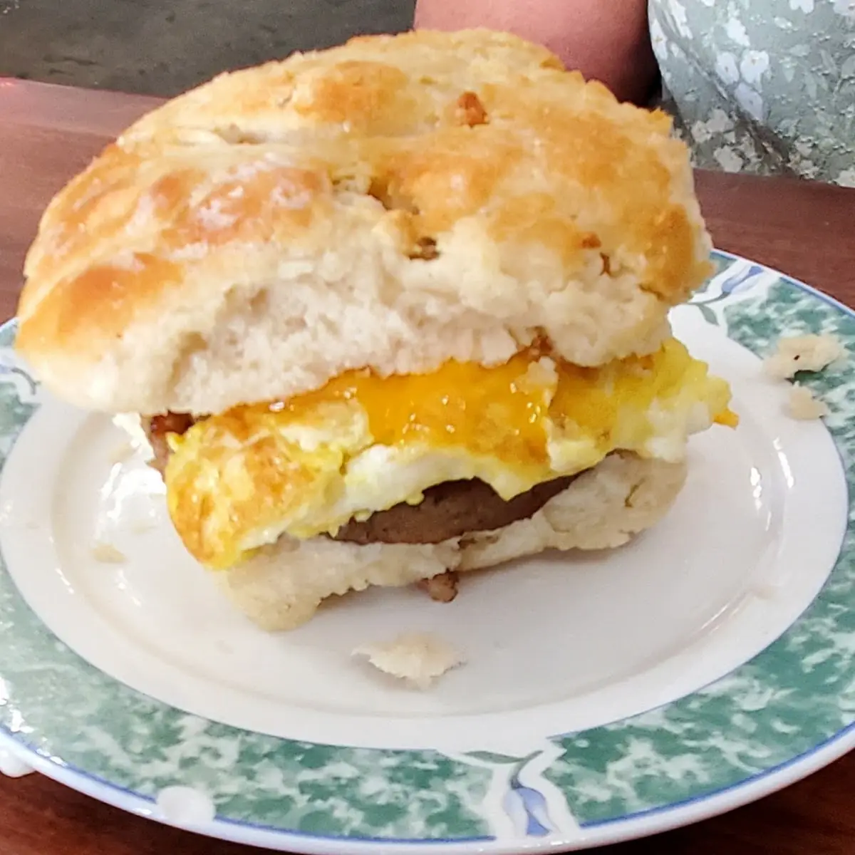 Sausage Egg and Cheese Biscuit
