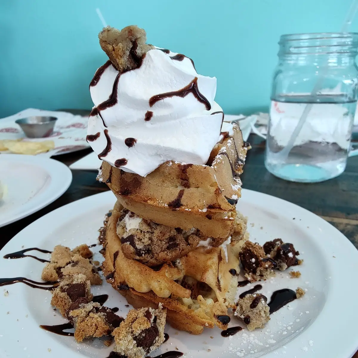 Chocolate Chip Cookie Waffle
