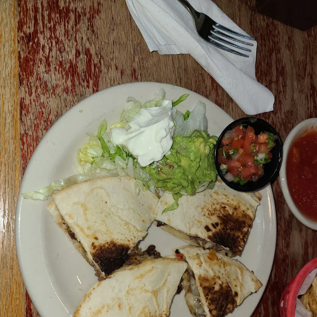 Half Beef Fajita Quesadilla