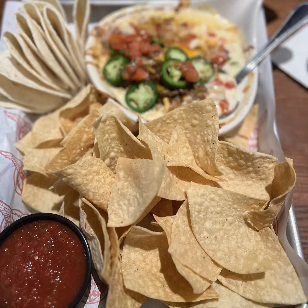 Chips & Queso Platter