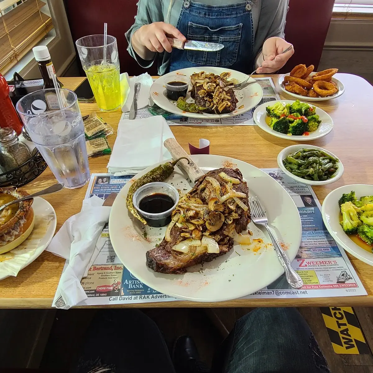 Rib Eye Steak & Two Eggs