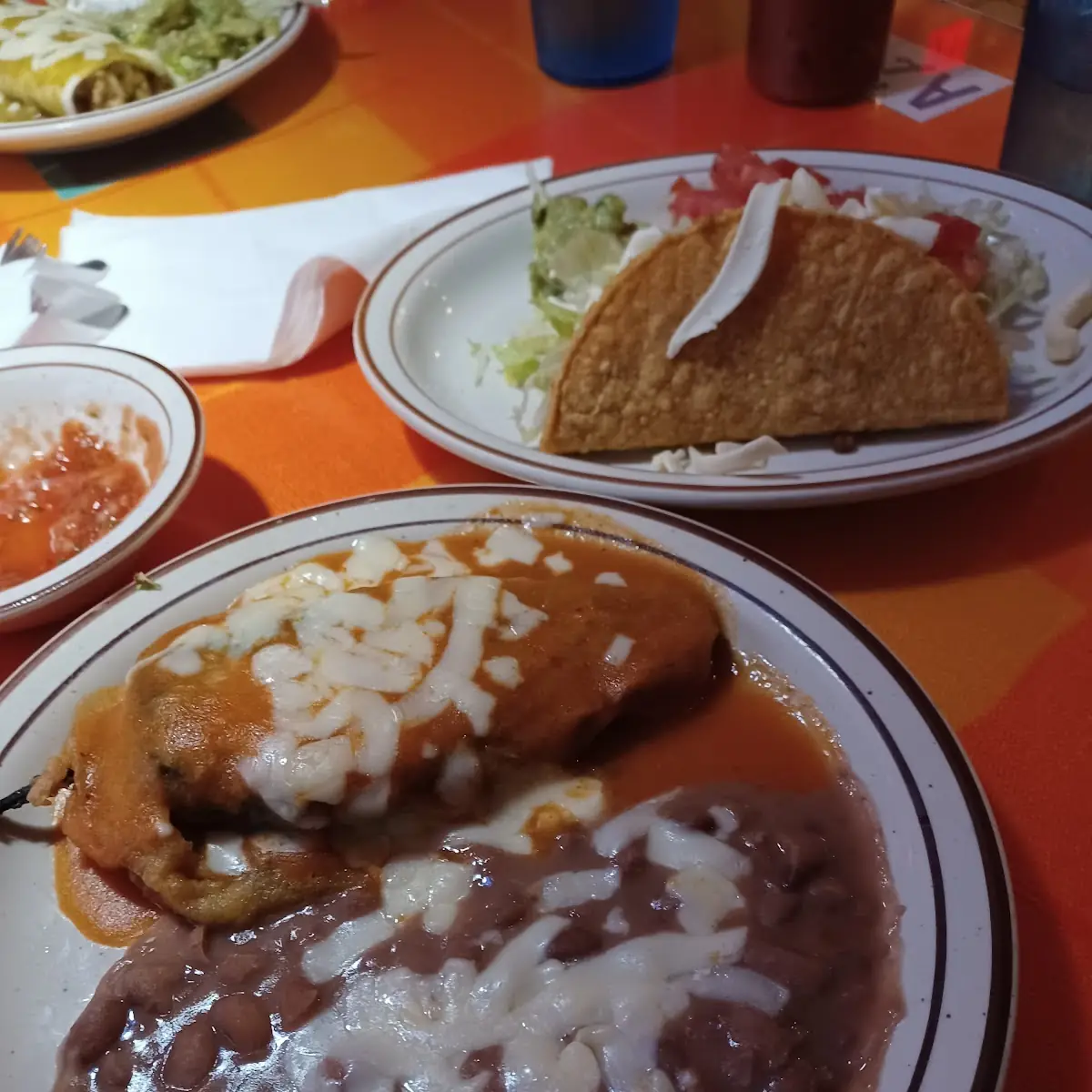 Enchilada Refried Beans And