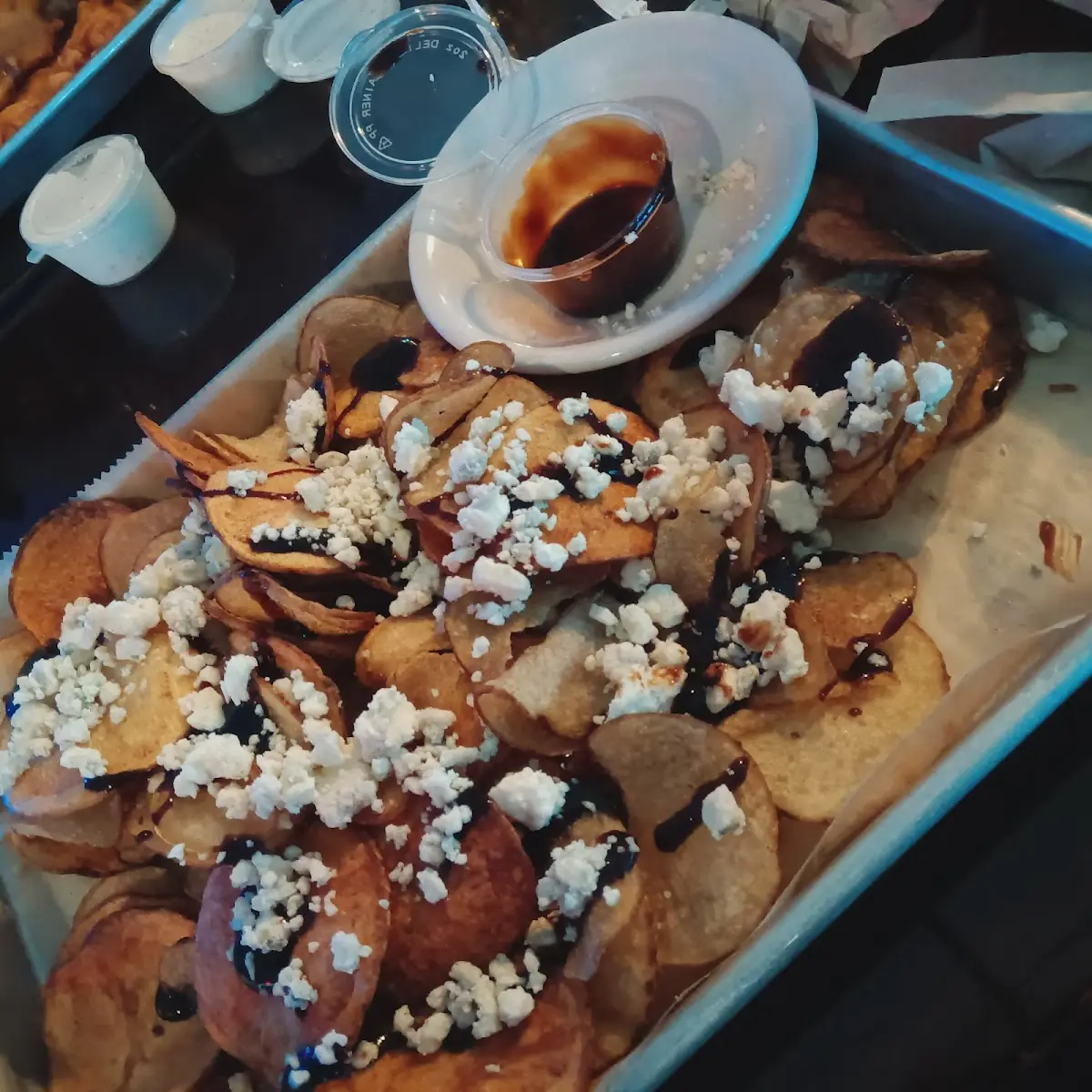 Blue Cheese Balsamic Vinegar Chips